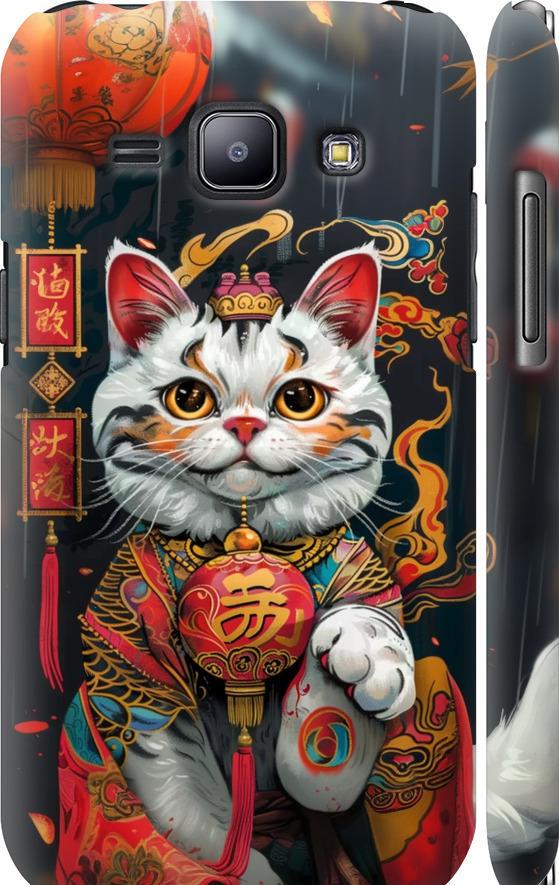 Чехол на Samsung Galaxy J1 J100H China Cat v2 (6135m-104-42517)