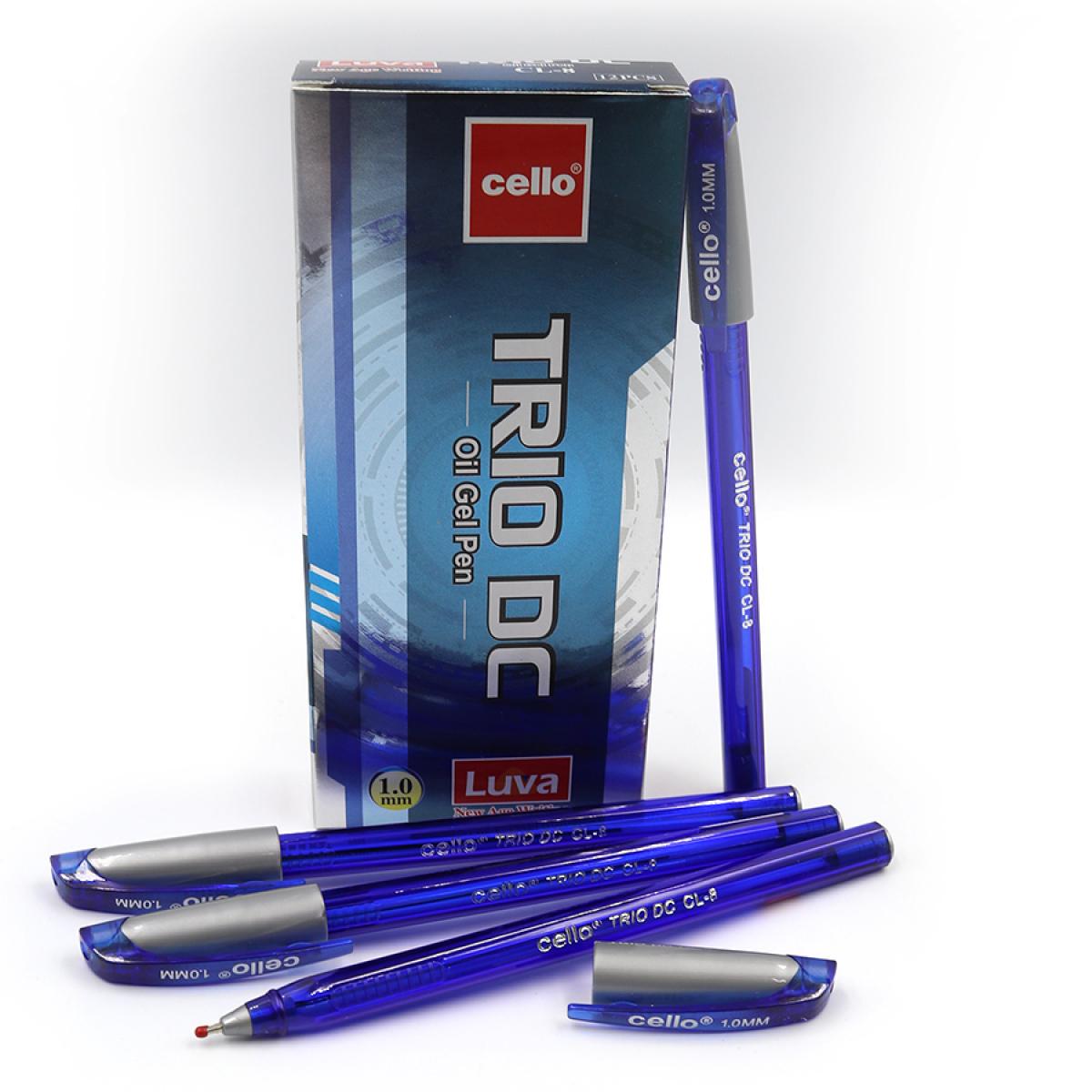 Ручка масляна cello trio dc 12 шт. (MTT-165006)