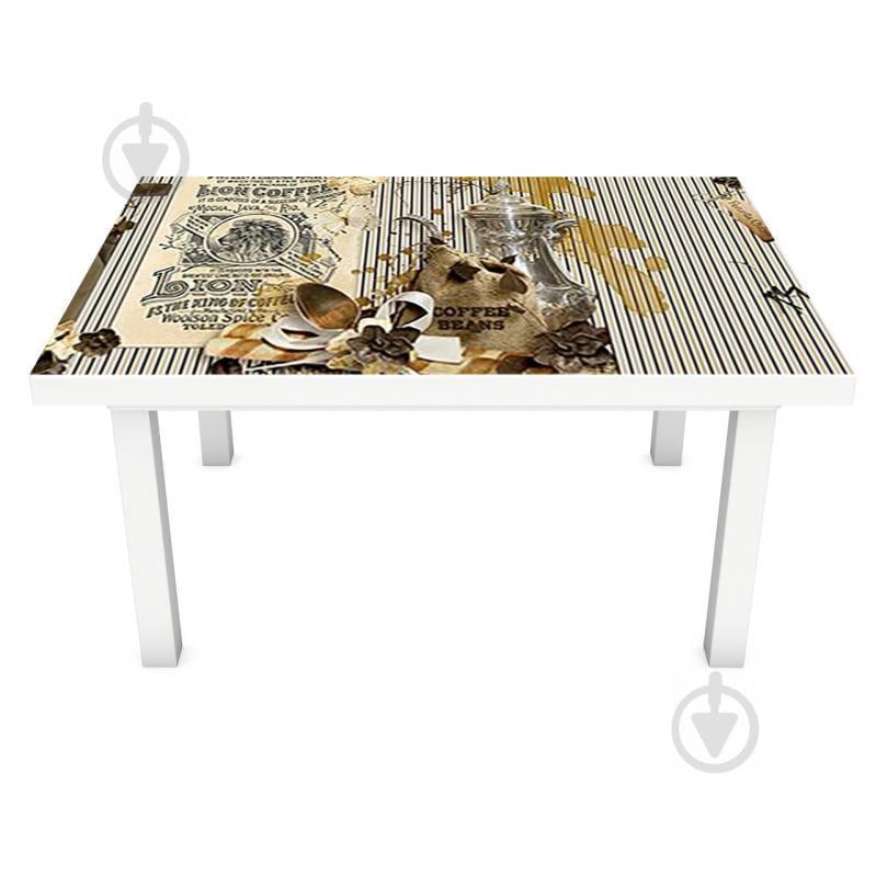 Наклейка на стол Zatarga  " Lion Coffee" 600х1200мм (Z180132st)
