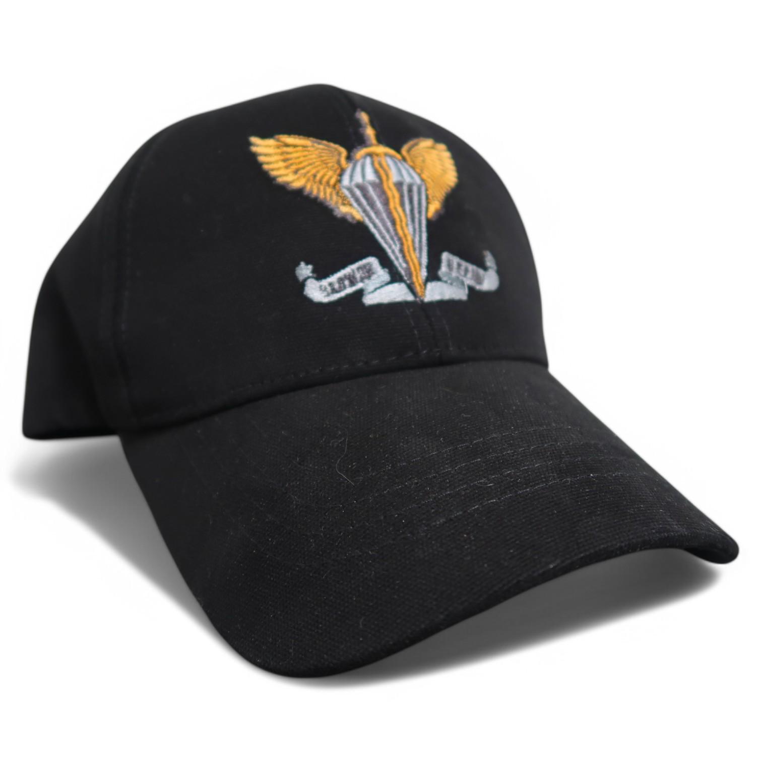 Кепка-бейсболка ДШВ L Черный (25396987) - фото 4 Кепка-бейсболка ДШВ L Черный (25396987) - фото 4