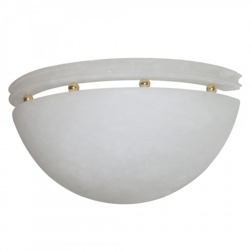 Бра настенное накладное минимализм под камень Brille 9919W gold/white 194038