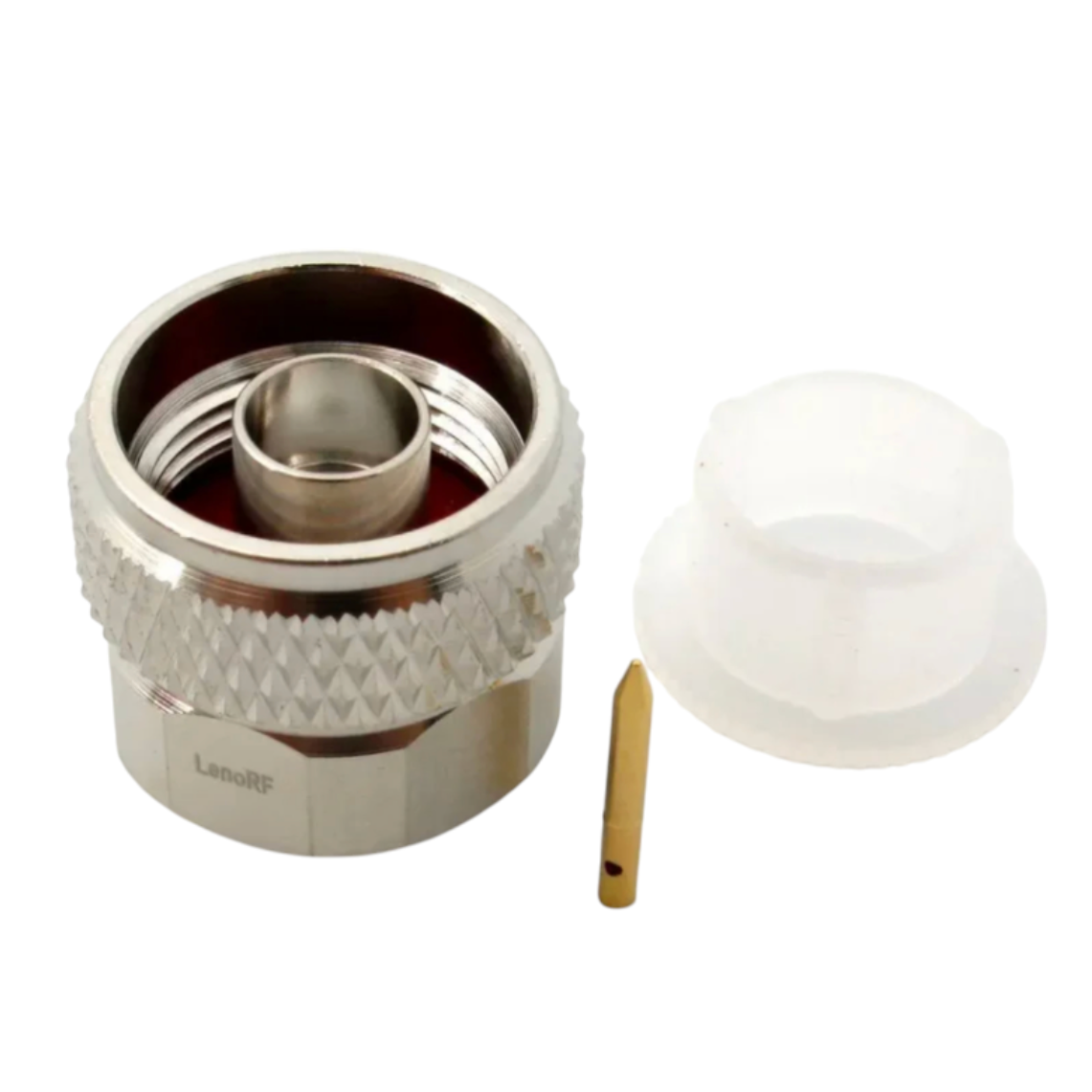 Конектор для телекомунікацій N типу для RG402 із наднизьким згасанням сигналу ≤0.05 дБ на частотах до 3000 МГц 1 шт. Золотий (000049097_2) - фото 7 Конектор для телекомунікацій N типу для RG402 із наднизьким згасанням сигналу ≤0.05 дБ на частотах до 3000 МГц 1 шт. Золотий (000049097_2) - фото 7