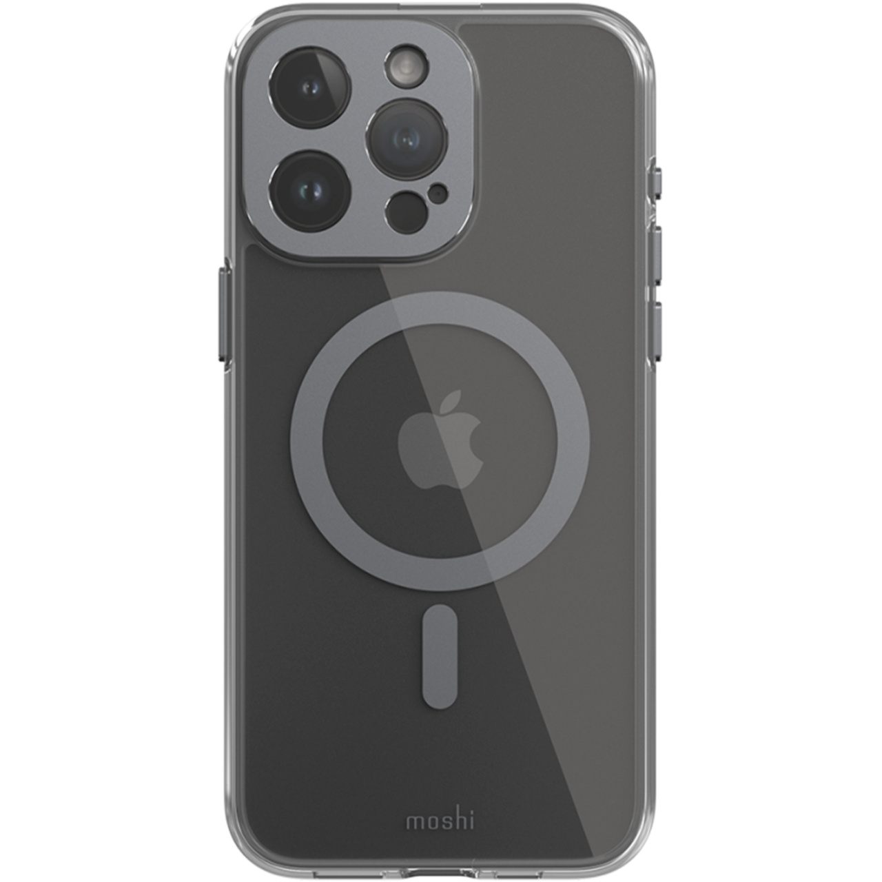 Чохол накладка Moshi iGlaze Slim Hardshell Case with MagSafe for iPhone 15 Pro Max Meteorite Gray (99MO231008)