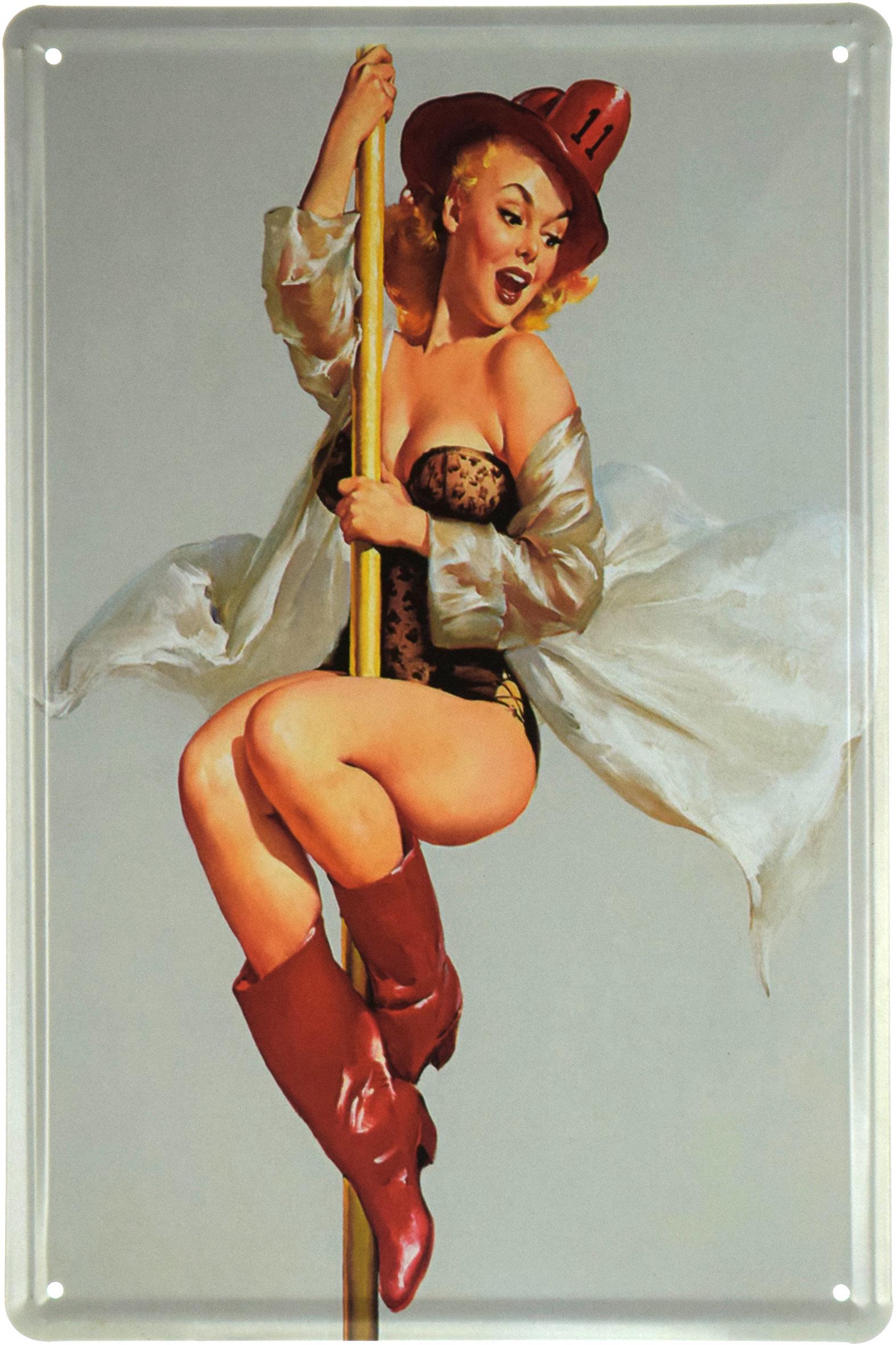 Табличка металева Шест Pin Up 20x30 см