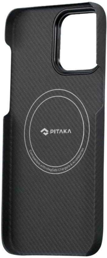 Чехол-накладка Pitaka MagEZ Case 3 Twill 600D Black/Grey for iPhone 14 Pro (KI1401PA) - фото 3 Чехол-накладка Pitaka MagEZ Case 3 Twill 600D Black/Grey for iPhone 14 Pro (KI1401PA) - фото 3