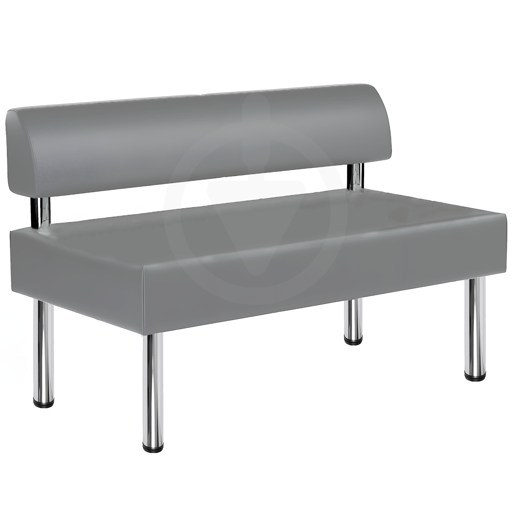 Диван офисный AVVS tech для ожидания/приемной 120 см Светло-серый (noga25-75x120-lgr) - фото 1 Диван офисный AVVS tech для ожидания/приемной 120 см Светло-серый (noga25-75x120-lgr) - фото 1