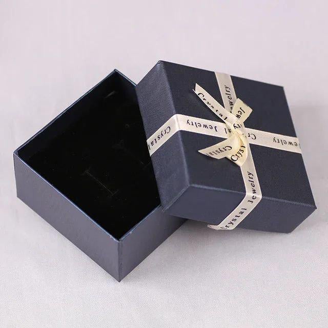Подарочная коробка Crystal Jewelry 75х75 мм Черный (00335)