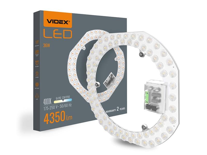 Ремкомплект для светильников Videx LED модуль круг 36W 4000K VL-MLC-364 (9533)