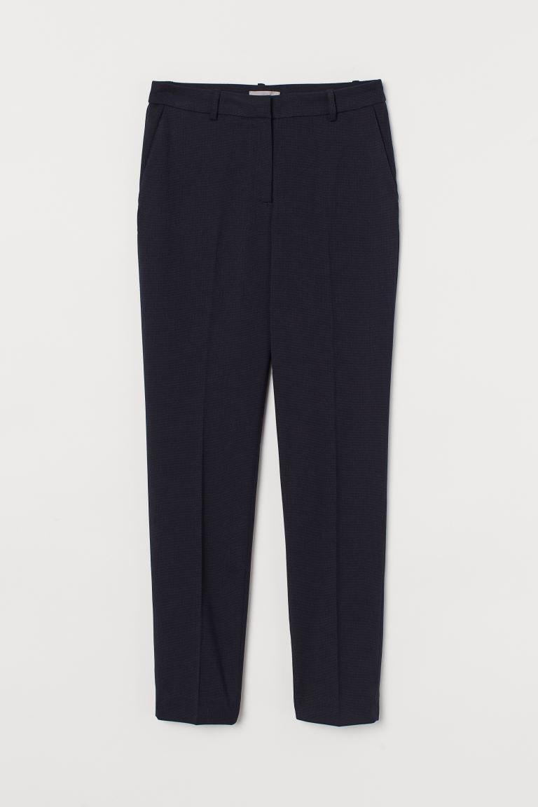 Брюки H&M р. 34 Темно-синий (568597П)