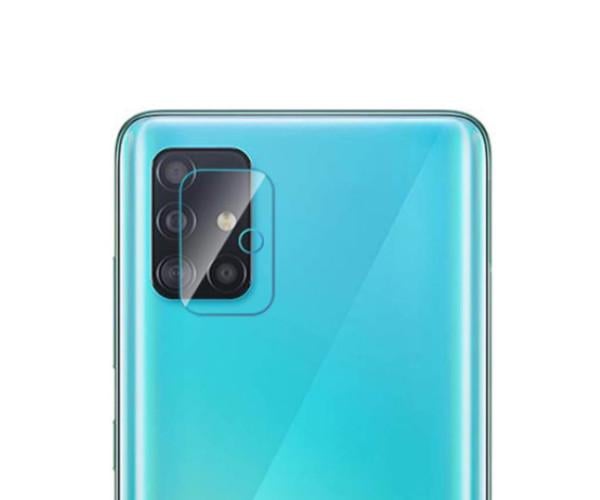 Противоударная гидрогелевая пленка Hydrogel Film для Samsung Galaxy A71 на камеру 3 шт, Transparent