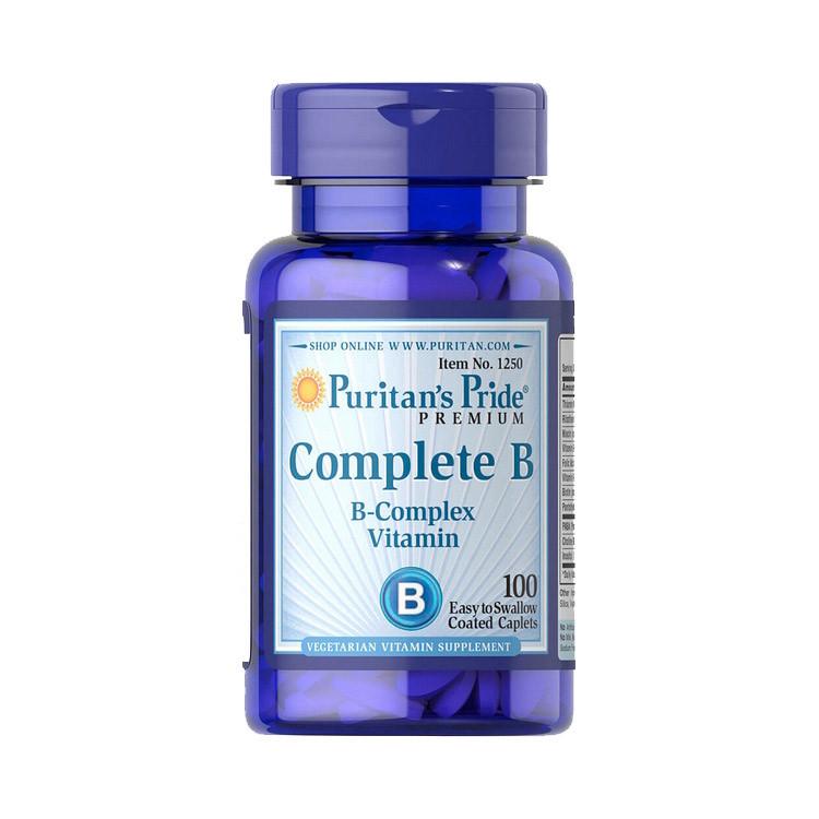 Комплекс витаминов группы B Puritan's Pride Complete B 100 капс. (08829-01) Комплекс витаминов группы B Puritan's Pride Complete B 100 капс. (08829-01)