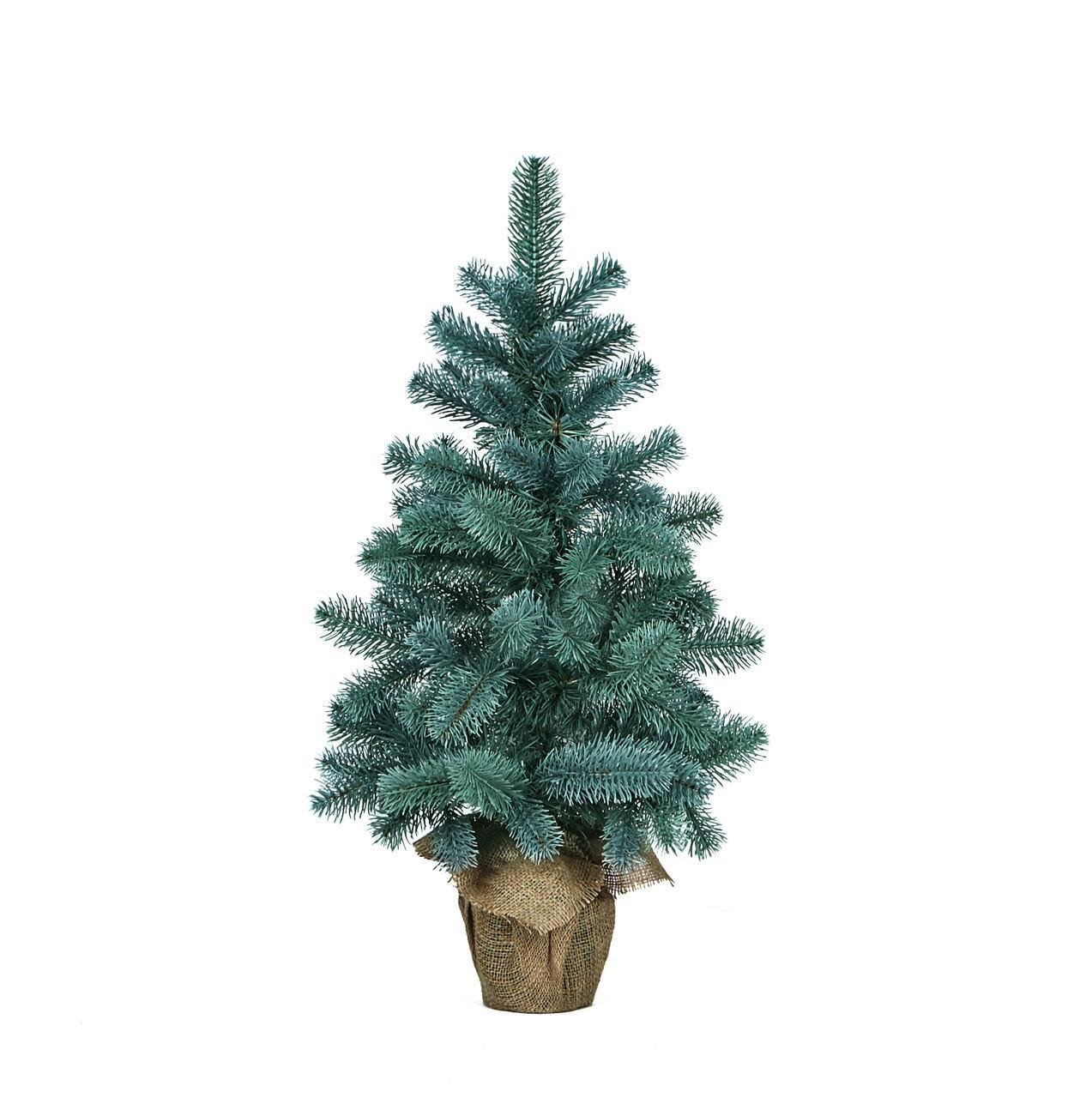 Ялинка лита SGH Premium в мішковині 70 см Блакитний - фото 1
