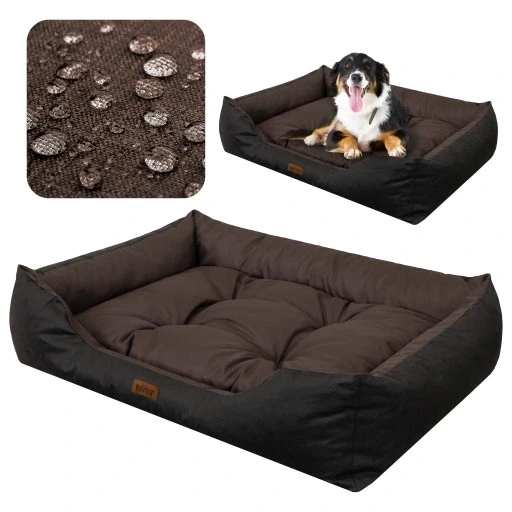 Лежак для большой собаки DOGGY JOY XXL 114x84 см Коричневый (2605801449) - фото 2 Лежак для большой собаки DOGGY JOY XXL 114x84 см Коричневый (2605801449) - фото 2