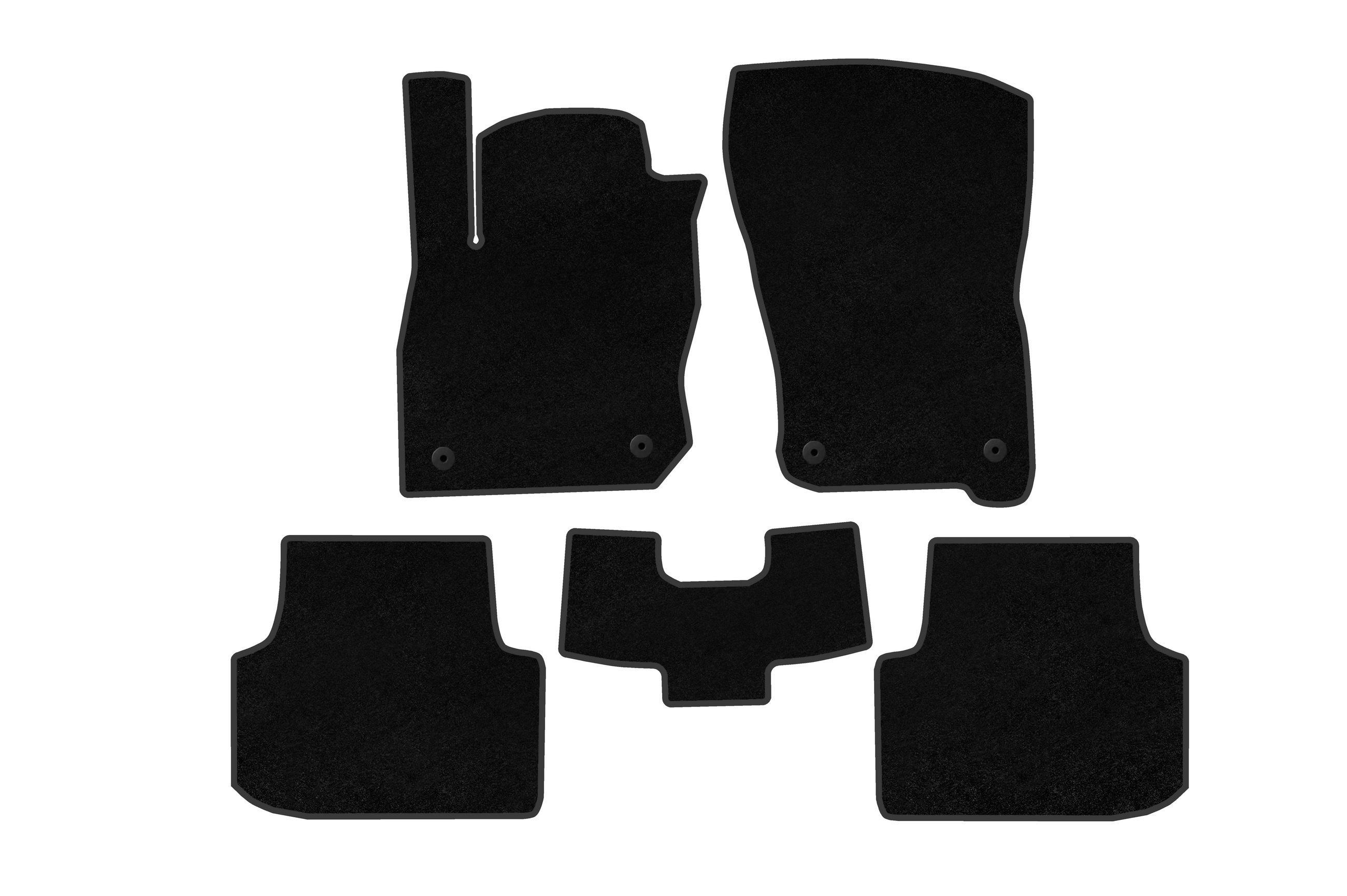 Коврики автомобильные Digital Designs Deluxe для Seat Leon 2020- гг. ткань Черный (185130)