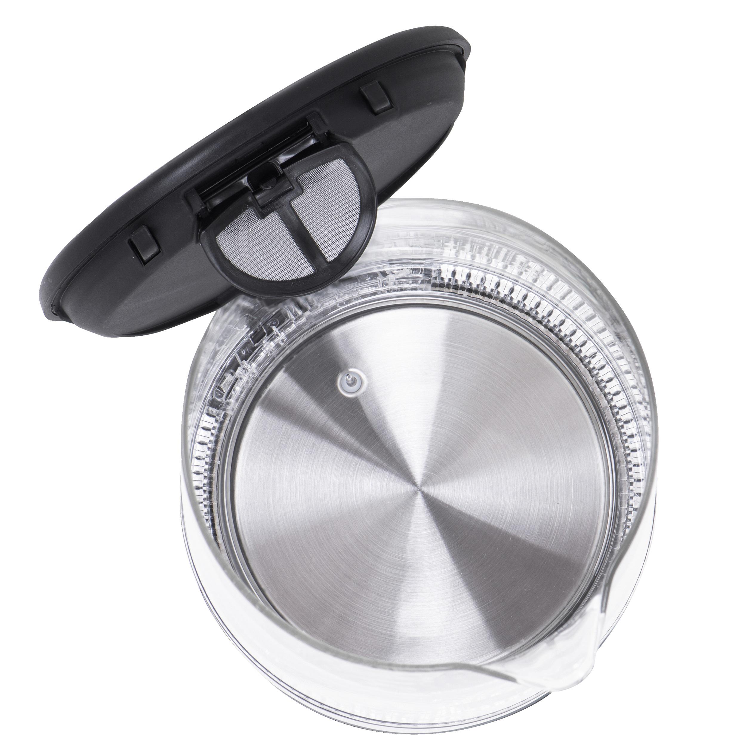 Електрочайник Mesko MS 1301 2200 Вт з регулятором температури 1,7 л Black (6087) - фото 7