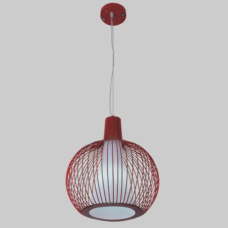 Люстра-подвес модерн на 1 лампу Красный (07-6380-1 red)