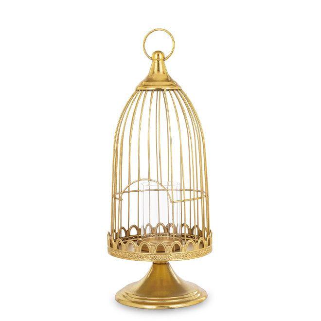 Подсвечник металлический 34413 38 см Золотой (DR015348)