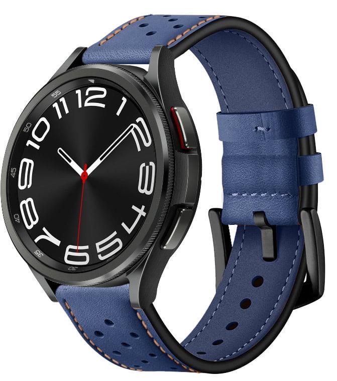Ремешок кожаный Classico для Galaxy Watch 6 Classic 47 мм Blue (39211-28)