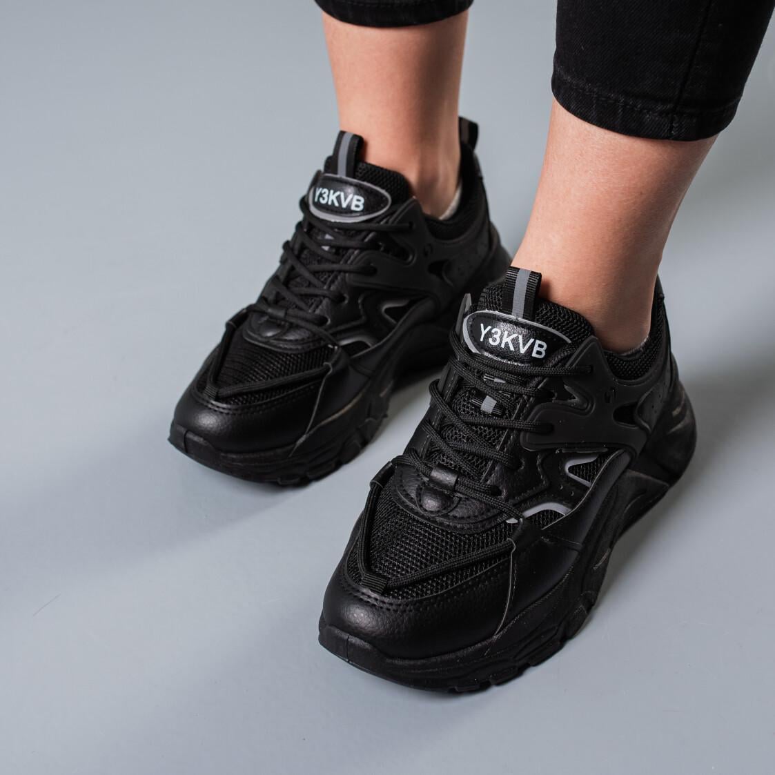 Кроссовки женские Fashion р. 39 24,5 см Черный (3752)