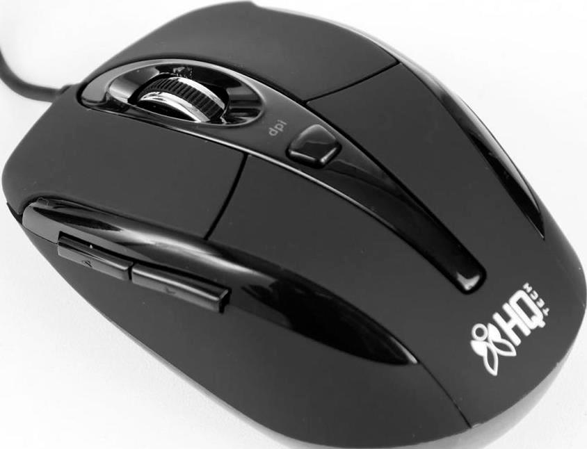 Мышь HQ-Tech HQ-MA9000 USB Optical 800/1600 dpi Black (36494)