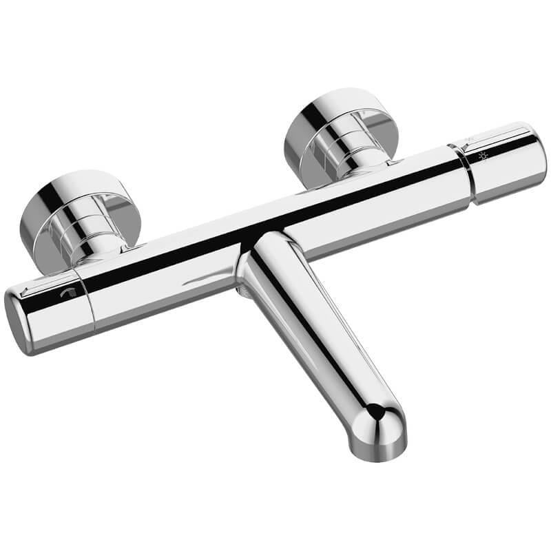 Змішувач Laveo PRETTO для ванни без душового набору Хром (BAO_010D)