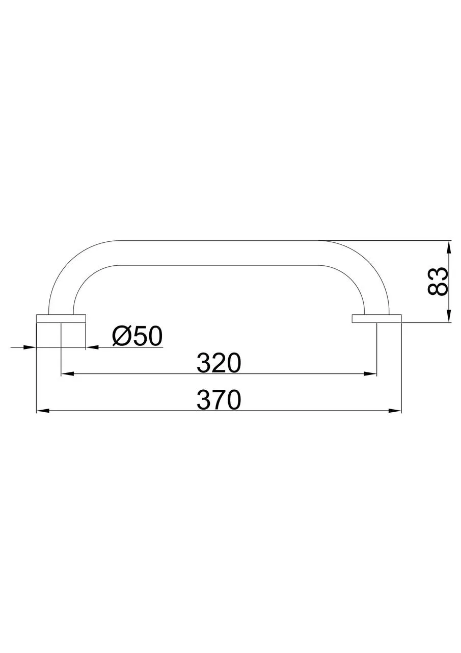 Поручень для ванны Frap F1718 настенный 320 мм Хром (SQ-1037708) - фото 2 Поручень для ванны Frap F1718 настенный 320 мм Хром (SQ-1037708) - фото 2