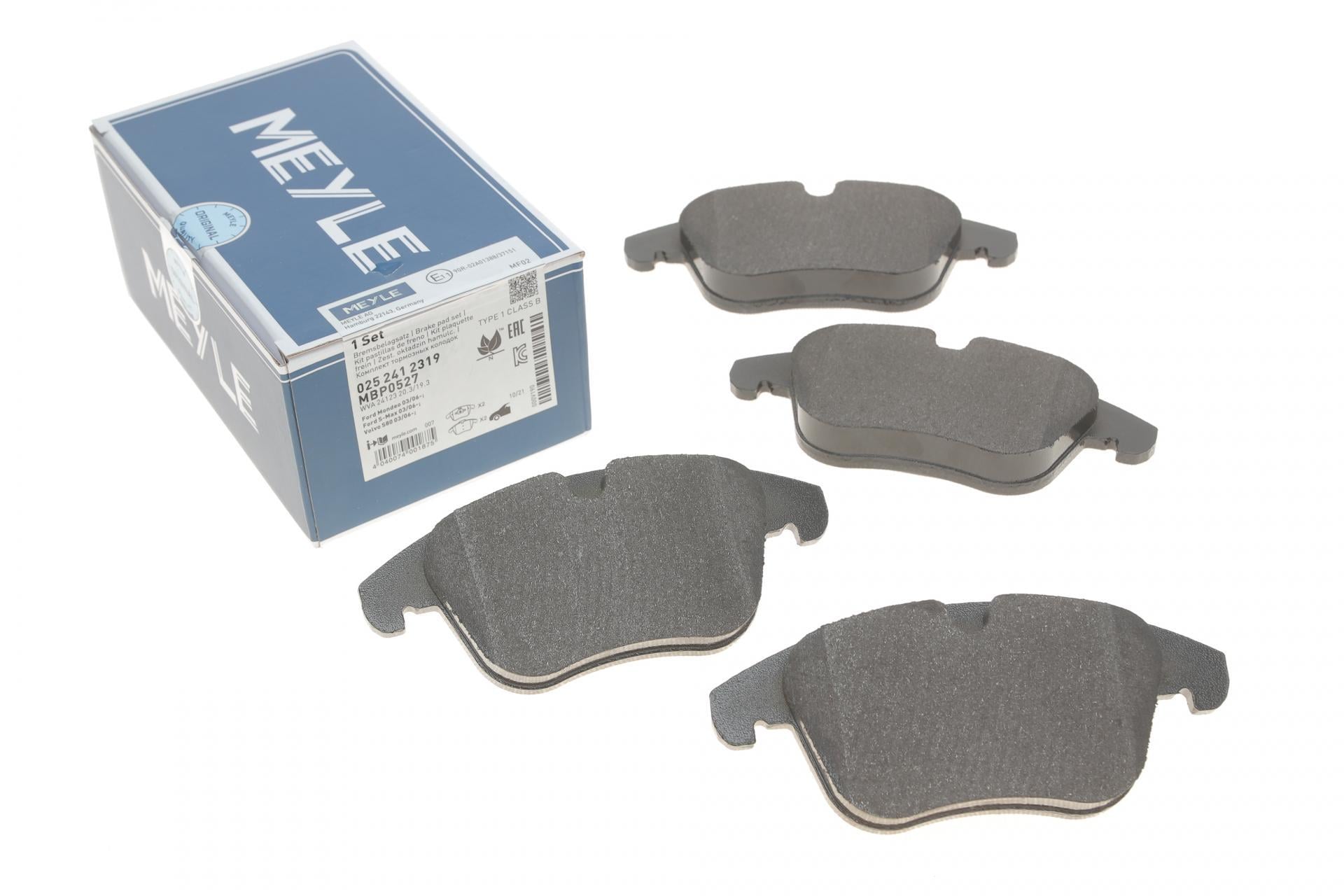 Колодки тормозные передние Meyle Land Rover Freelander/Ford Mondeo IV 1.8-2.5 07- (025 241 2319 MEYLE)