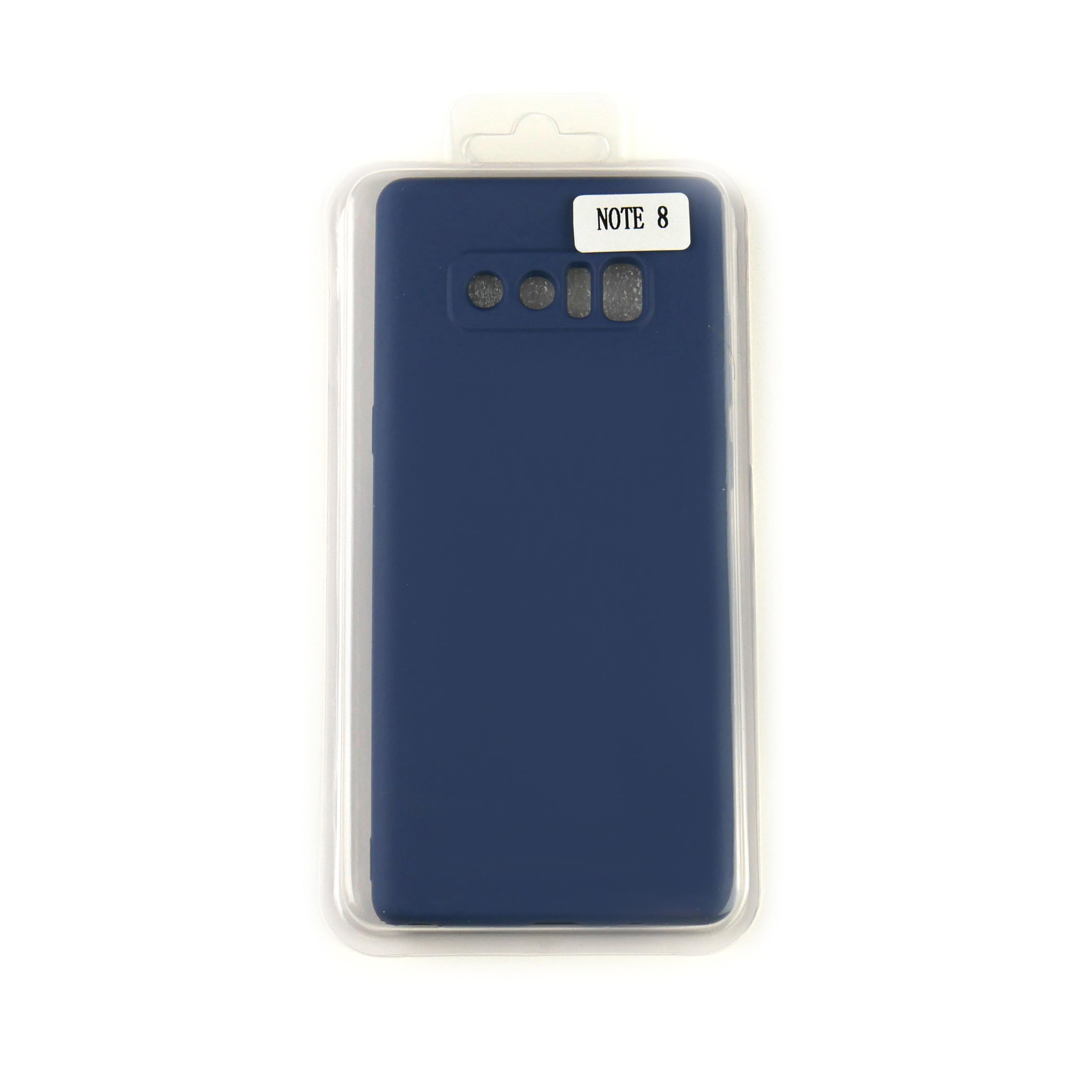 Чехол Silicone Case Full Cover Samsung Note 8 Синий