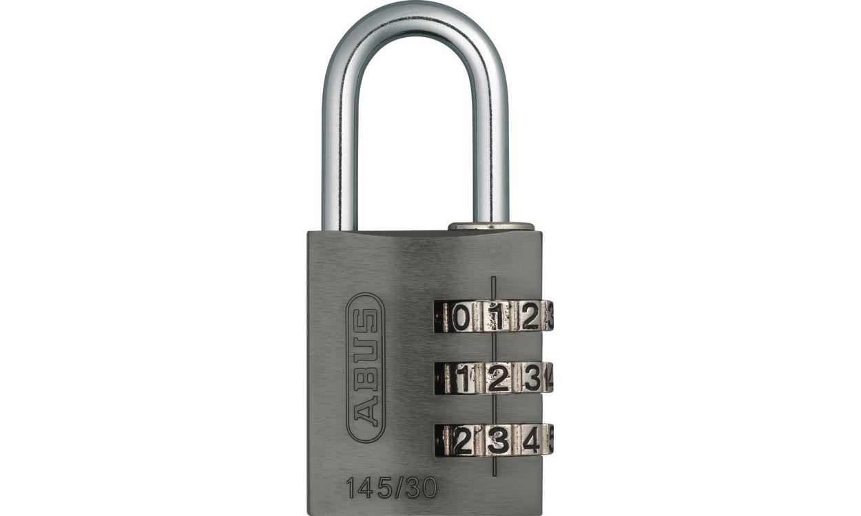 Замок навесной Abus 145/30 Combination Lock Titanium - фото 1