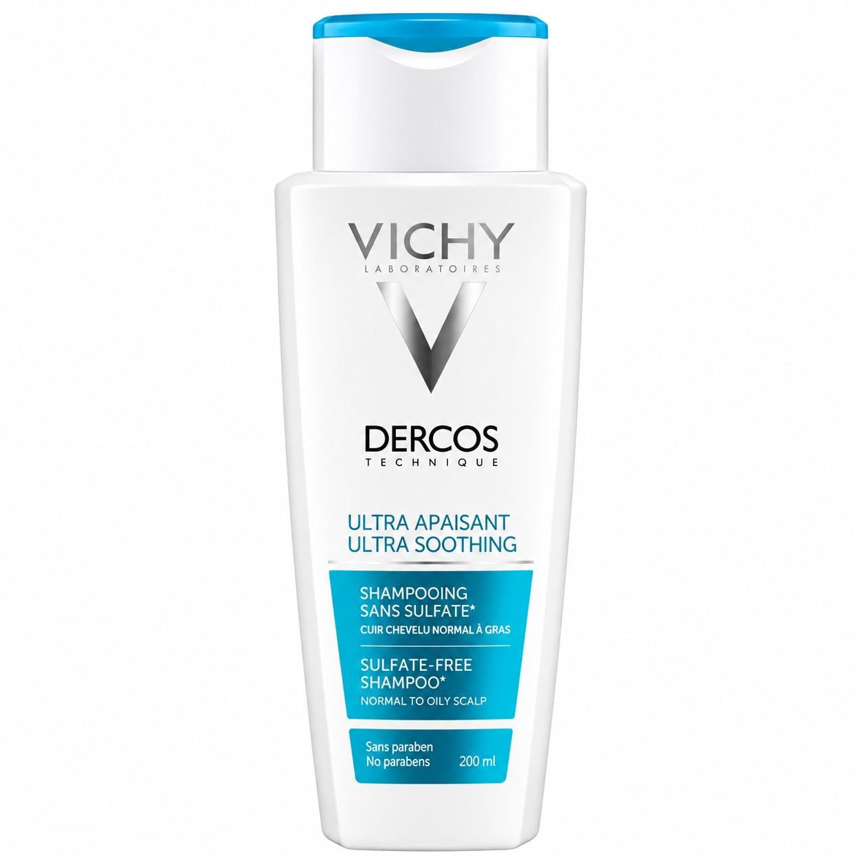 Шампунь успокаивающий Vichy Dercos Ultra для нормальных и жирных волос (1988054461)