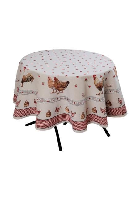 Скатерть гобеленовая Прованс Добробут d 180 см (44416)