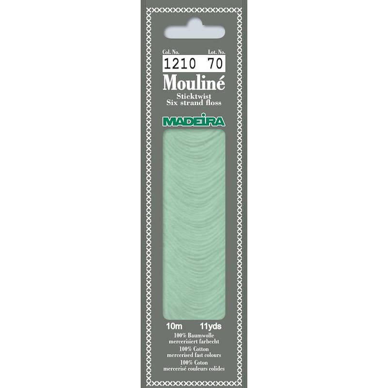 Нитки мулине Madeira 1210 Mouline Зеленое море