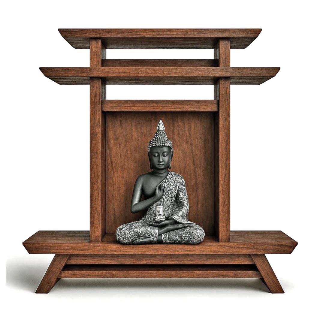 Алтарь для медитации из дерева Ситари Корица (ЛАТ-008933) Алтарь для медитации из дерева Ситари Корица (ЛАТ-008933)