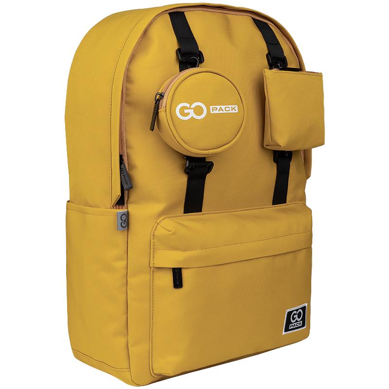 Рюкзак підлітковий GoPack Education Teens 45x30x12 см 19 л Гірчичний (GO22-178L-1) - фото 2