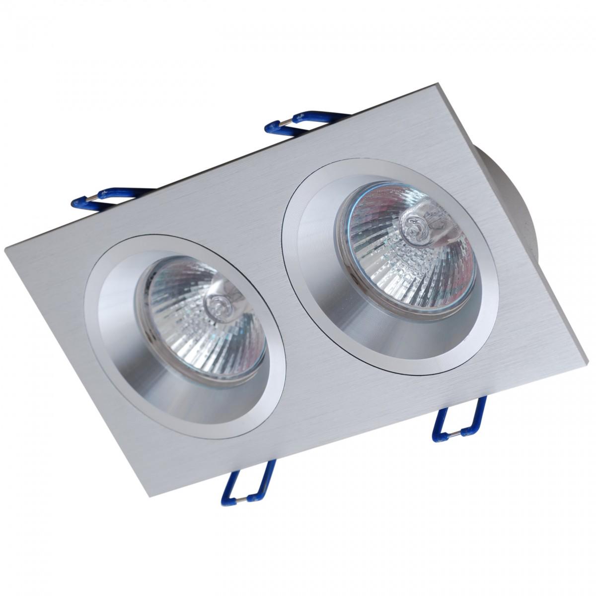 Светильник точечный Brille HDL-DT 100/2 Aluminium