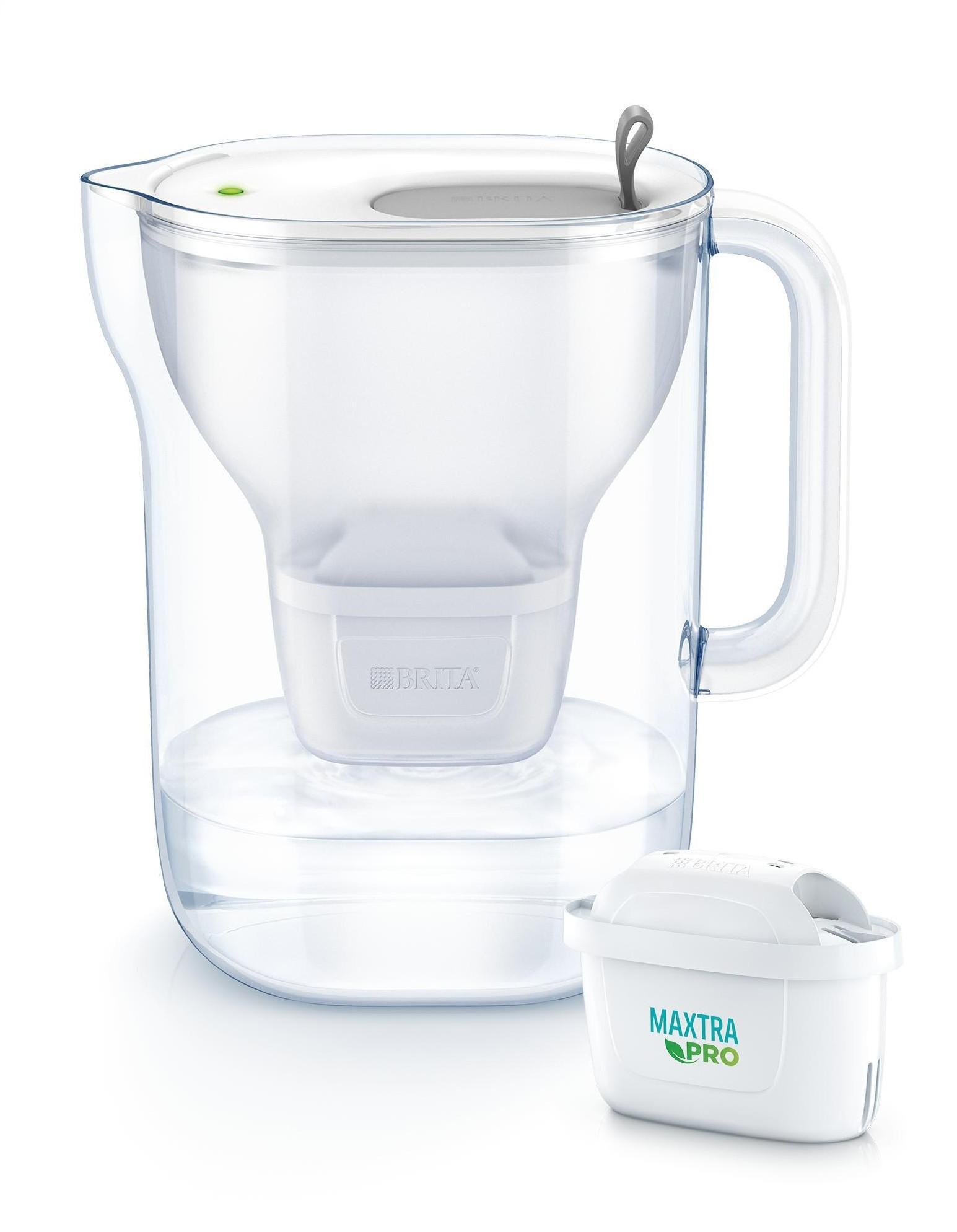 Фильтр для питьевой воды-кувшин BRITA 1052803 Style XL LED MXPro 3,6 л Серый