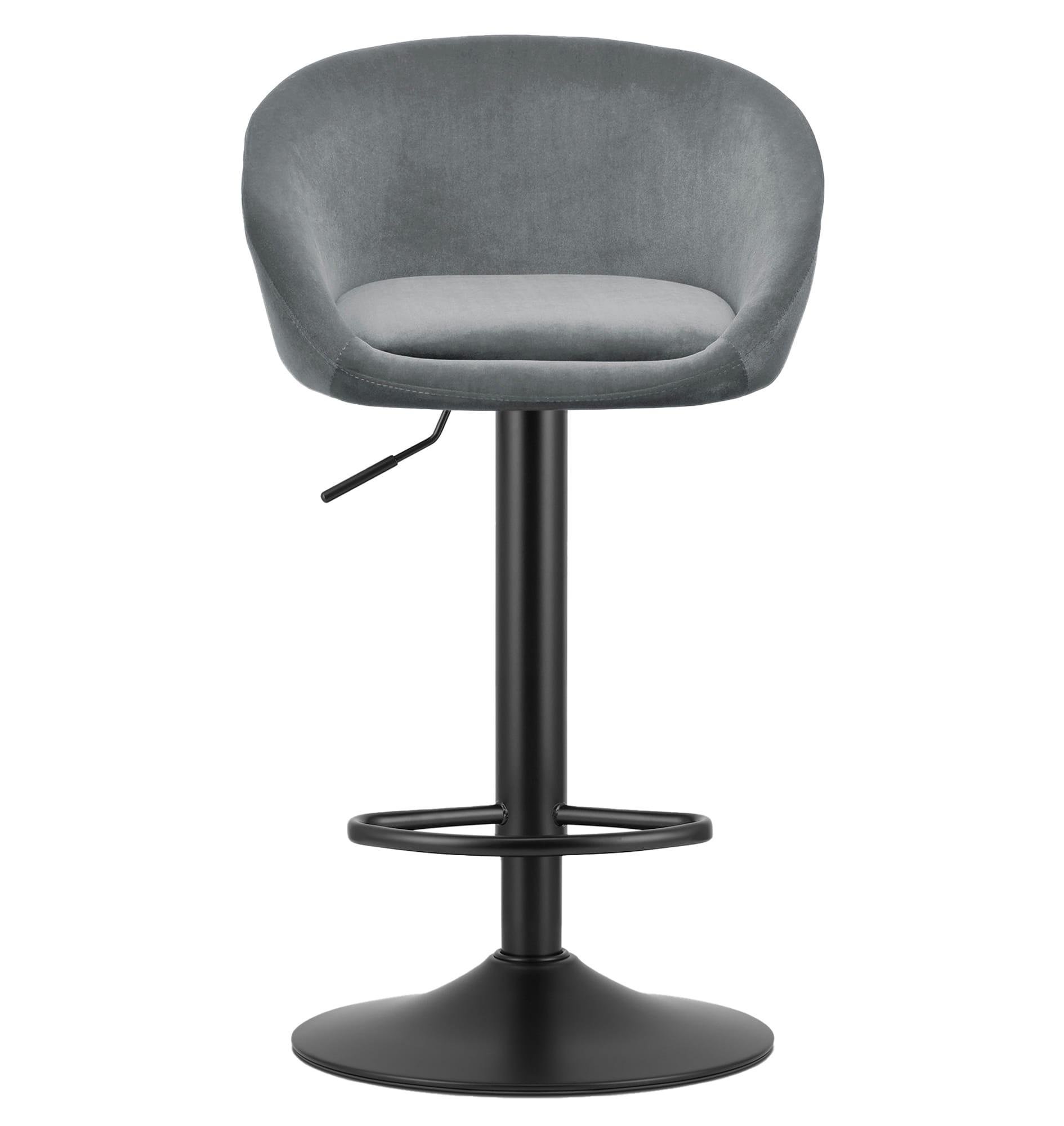 Стул барный хокер Homart Varo Серый с Черным (9898) - фото 3 Стул барный хокер Homart Varo Серый с Черным (9898) - фото 3