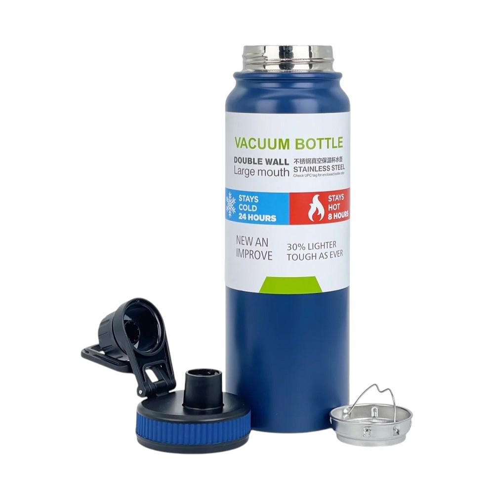 Термос-пляшка Stenson R32701 800 мл Синій (612968) - фото 2