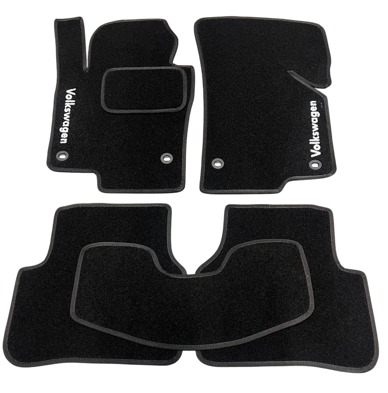 Килимки в салон ворсові для Volkswagen Passat B6/B7 2005-2014 5 шт. Чорний (27327068)