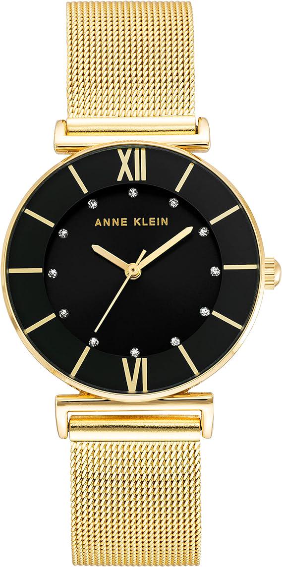 Часы женские Anne Klein AK/3780BKGB Золотистый