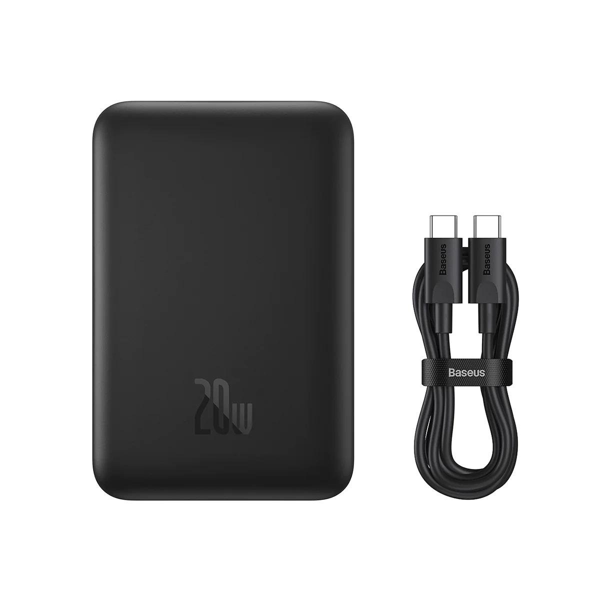 Повербанк MagSafe Baseus Power Bank 10000 mAh 20 W Black (PPCX030001) - фото 6