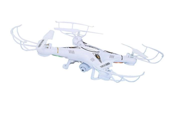 Квадрокоптер дрон Real Time Transmission 8987W с WI-FI HD камерой и джойстиком LED-подсветкой Белый