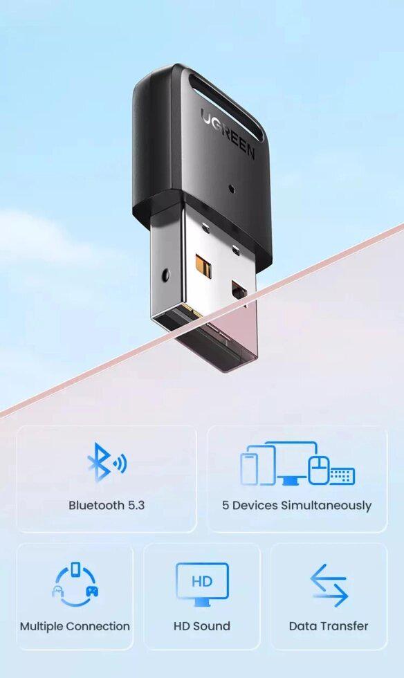 Адаптер UGREEN Bluetooth CM591 USB (90225) - фото 12
