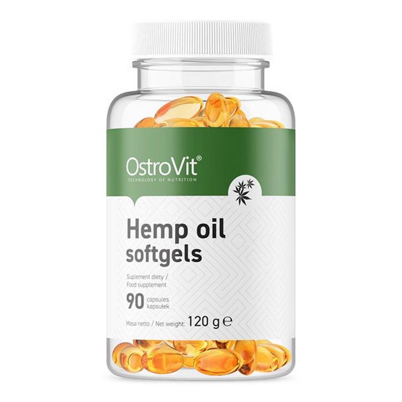 Конопляное масло OstroVit Hemp Oil Softgels 90 капс. (22847-01)