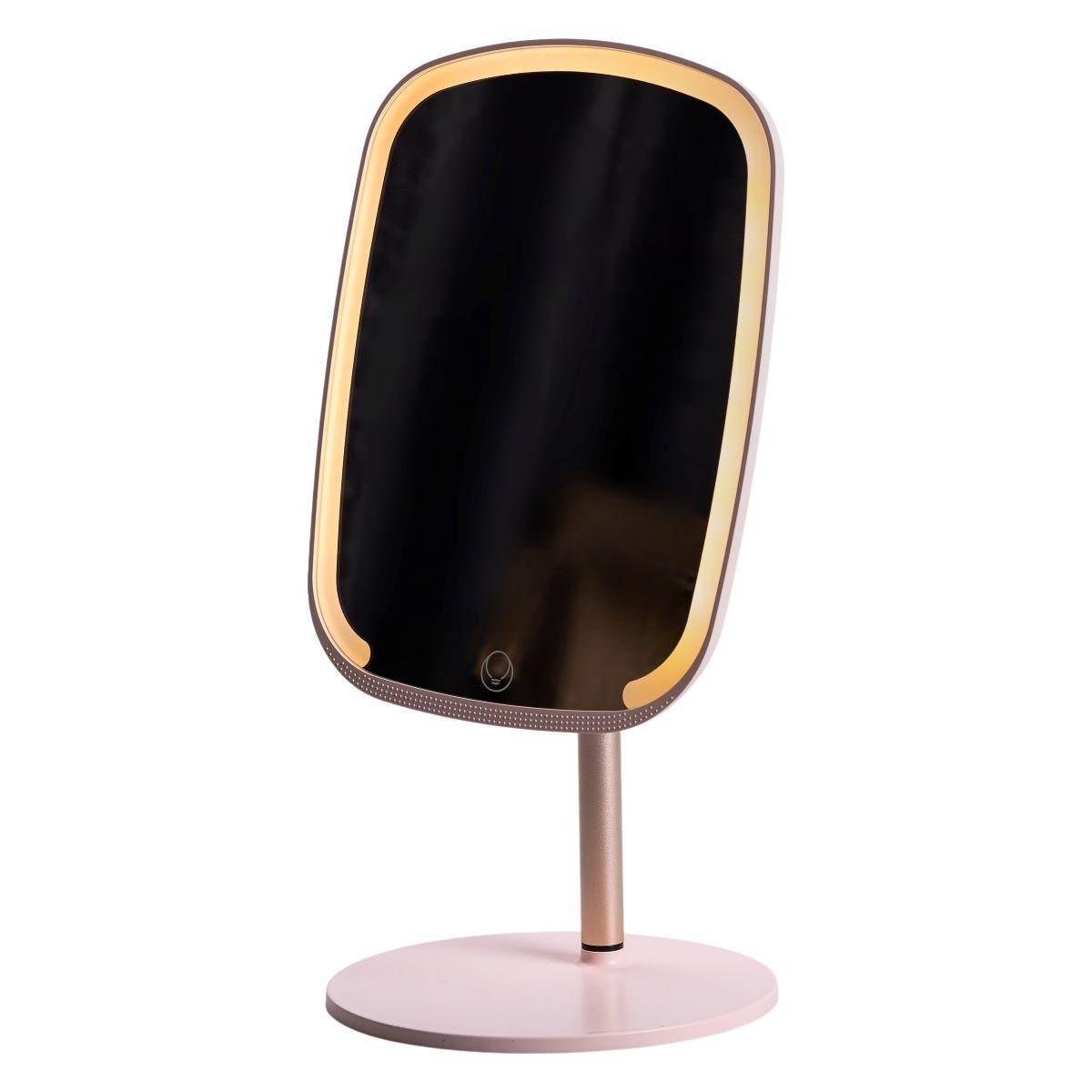 Зеркало настольное с подсветкой HP-10-6AP 23х18 см Розовый (A-033795) - фото 4