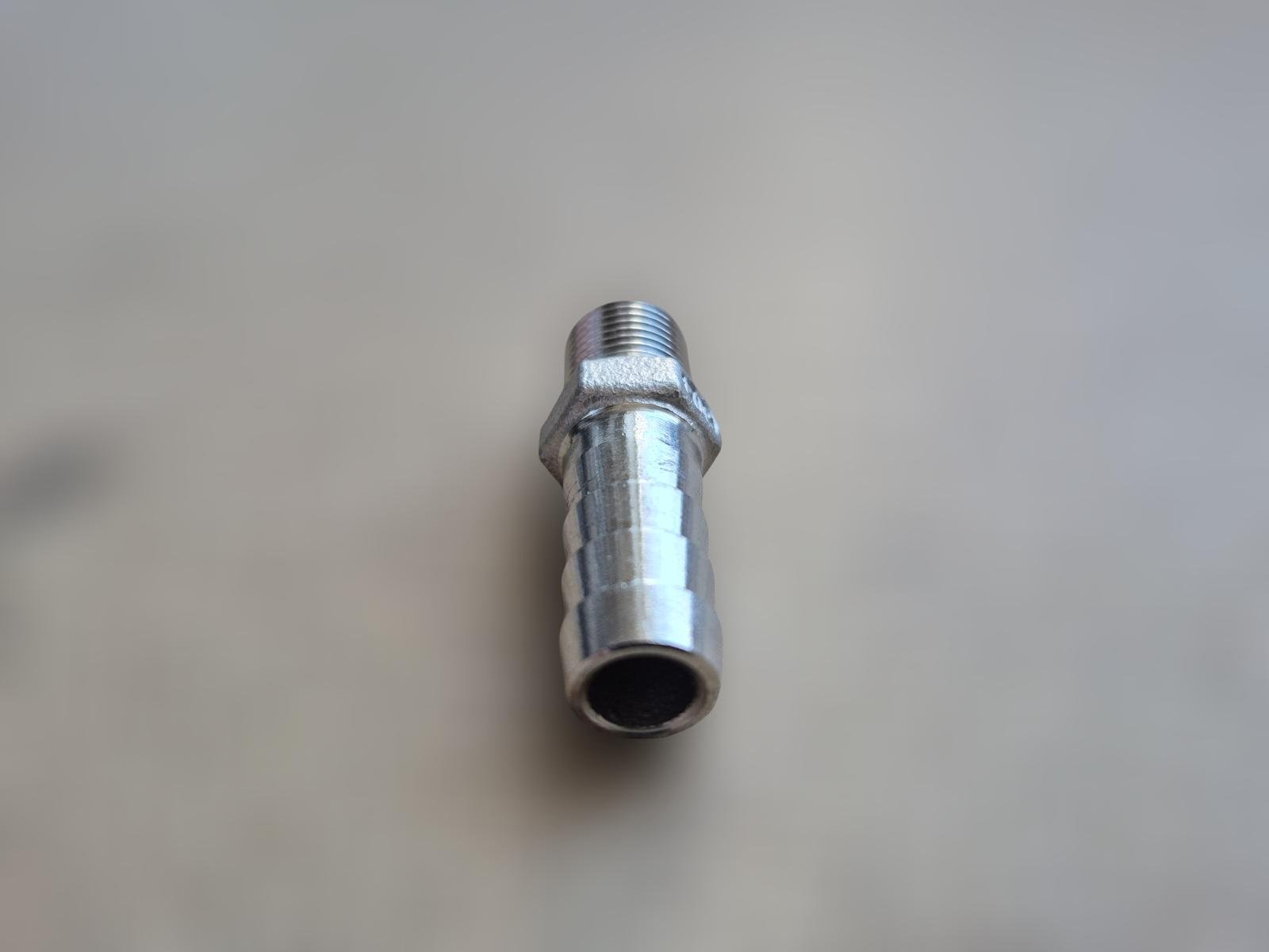 Штуцер шланговый резьбовой DN8 н/ж сталь AISI304 BSPP Class-150 шестигранник елочка 12 мм 1/4" (29203329) - фото 6 Штуцер шланговый резьбовой DN8 н/ж сталь AISI304 BSPP Class-150 шестигранник елочка 12 мм 1/4" (29203329) - фото 6
