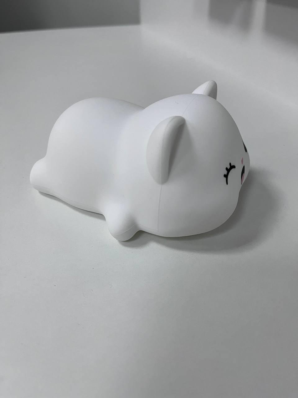 Нічник Lovery Cat RGB акумуляторний White (30446526) - фото 2