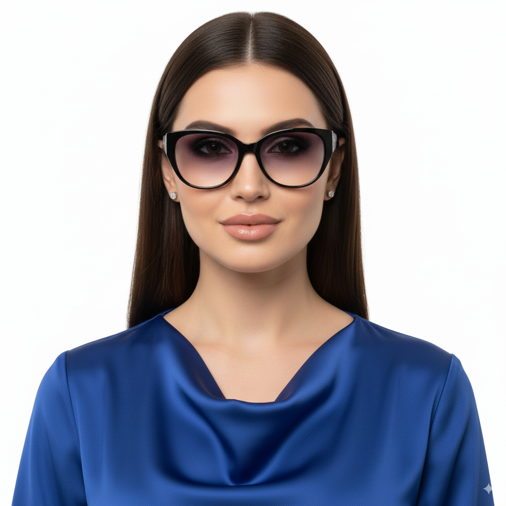 Очки для зрения фотохромные женские пластиковая оправа С1 +1.75 (24001) Очки для зрения фотохромные женские пластиковая оправа С1 +1.75 (24001)