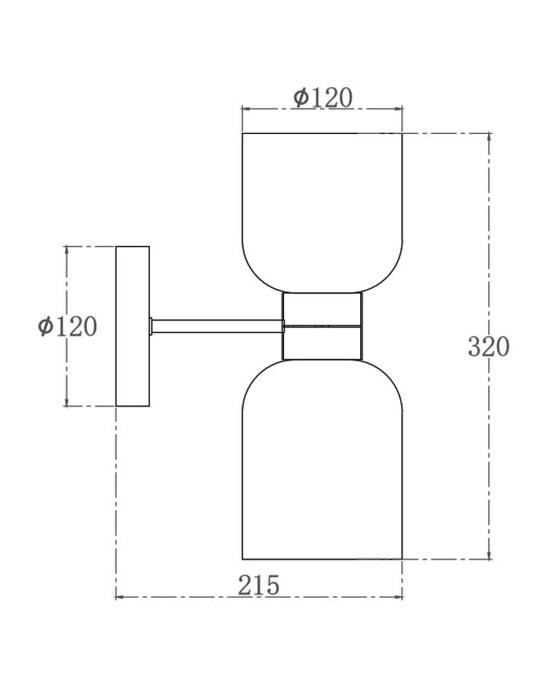 Бра Edlin PL321155W-2 Aurora E27 2x12W IP20 Латунний (28103931) - фото 3 Бра Edlin PL321155W-2 Aurora E27 2x12W IP20 Латунний (28103931) - фото 3