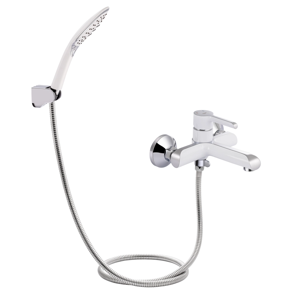 Змішувач для ванни Qtap Grand Chrome/White (39611)